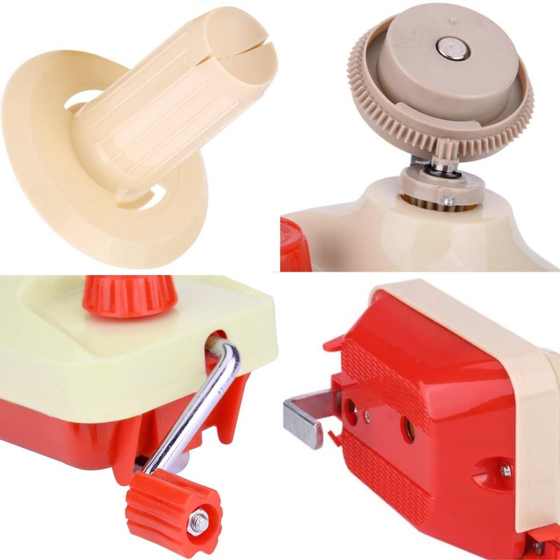 Ayasee Yarn Ball Winder, Hands Operated Swift Yarn Fiber String Ball Wool Winder Machines for Family+10PS Knitting Stitch Markers+10PS Plastic Needles+1PS Scissors(22) - Image 3